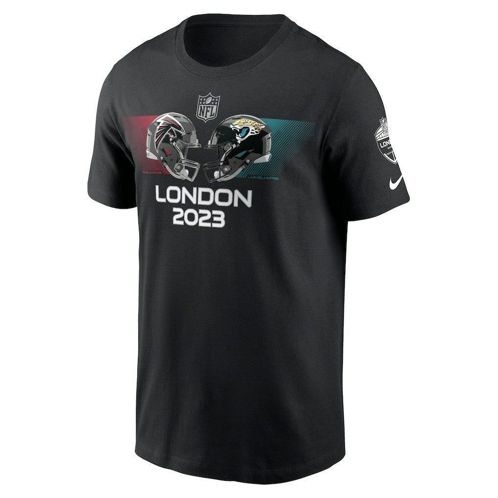 Atlanta Falcons Nike vs. Jacksonville Jaguars 2023 London Game Essential T-Shirt