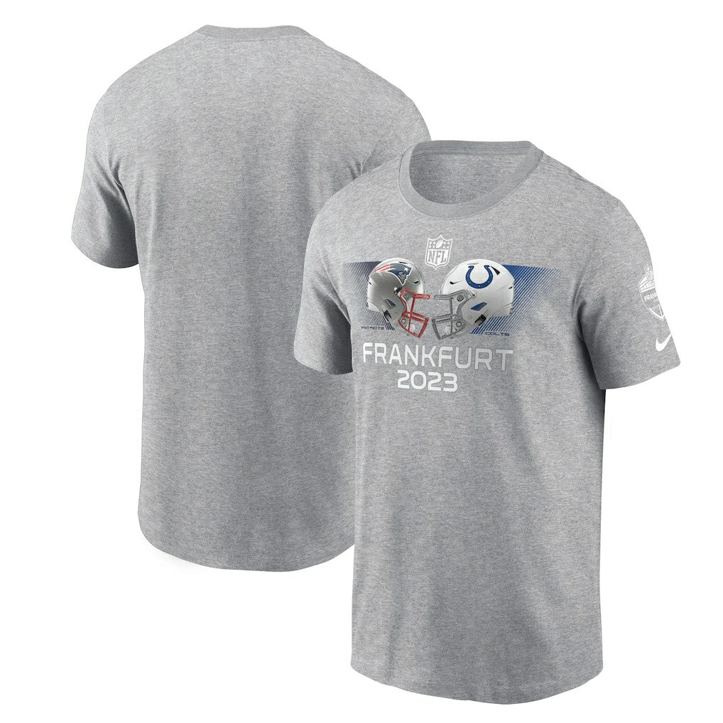 Indianapolis Colts Nike New England Patriots vs.  2023 Frankfurt Game Essential T-Shirt