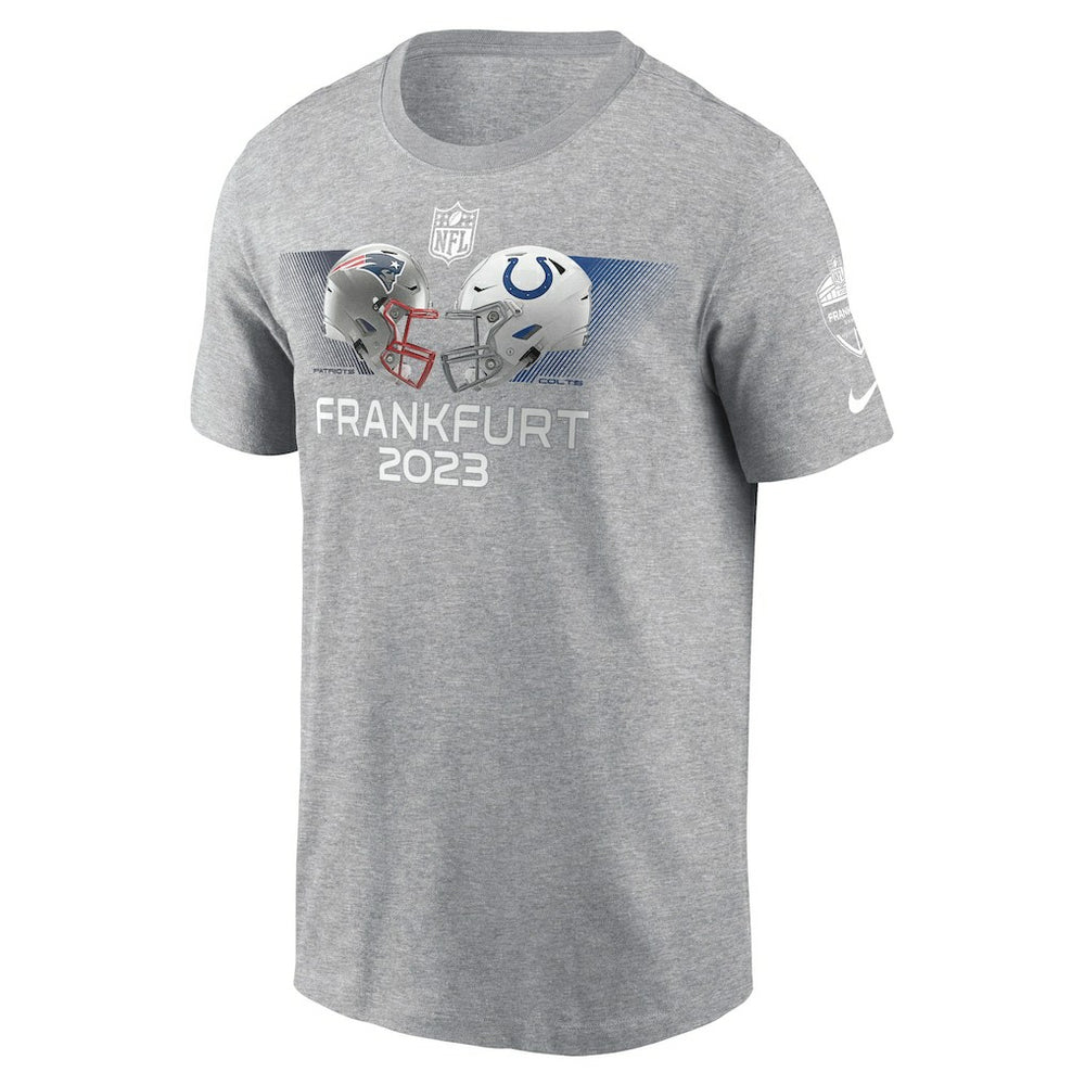 Indianapolis Colts Nike New England Patriots vs.  2023 Frankfurt Game Essential T-Shirt