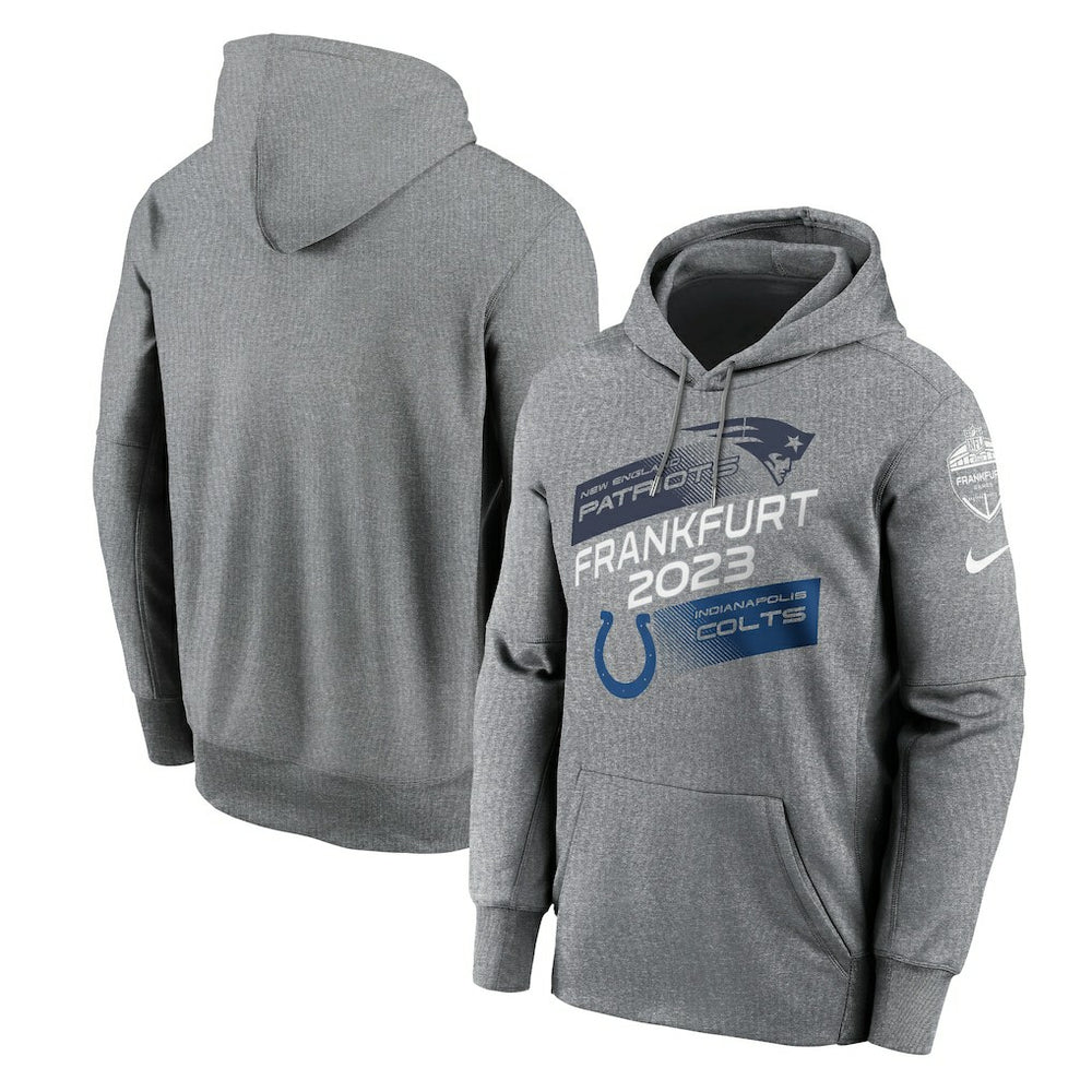 Indianapolis Colts Nike New England Patriots vs.  2023 Frankfurt Game Pullover Hoodie