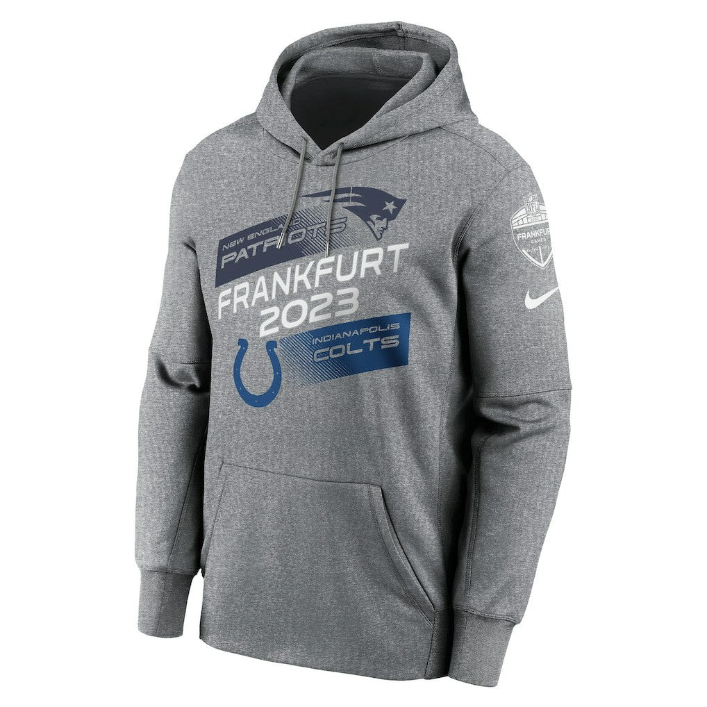 Indianapolis Colts Nike New England Patriots vs.  2023 Frankfurt Game Pullover Hoodie