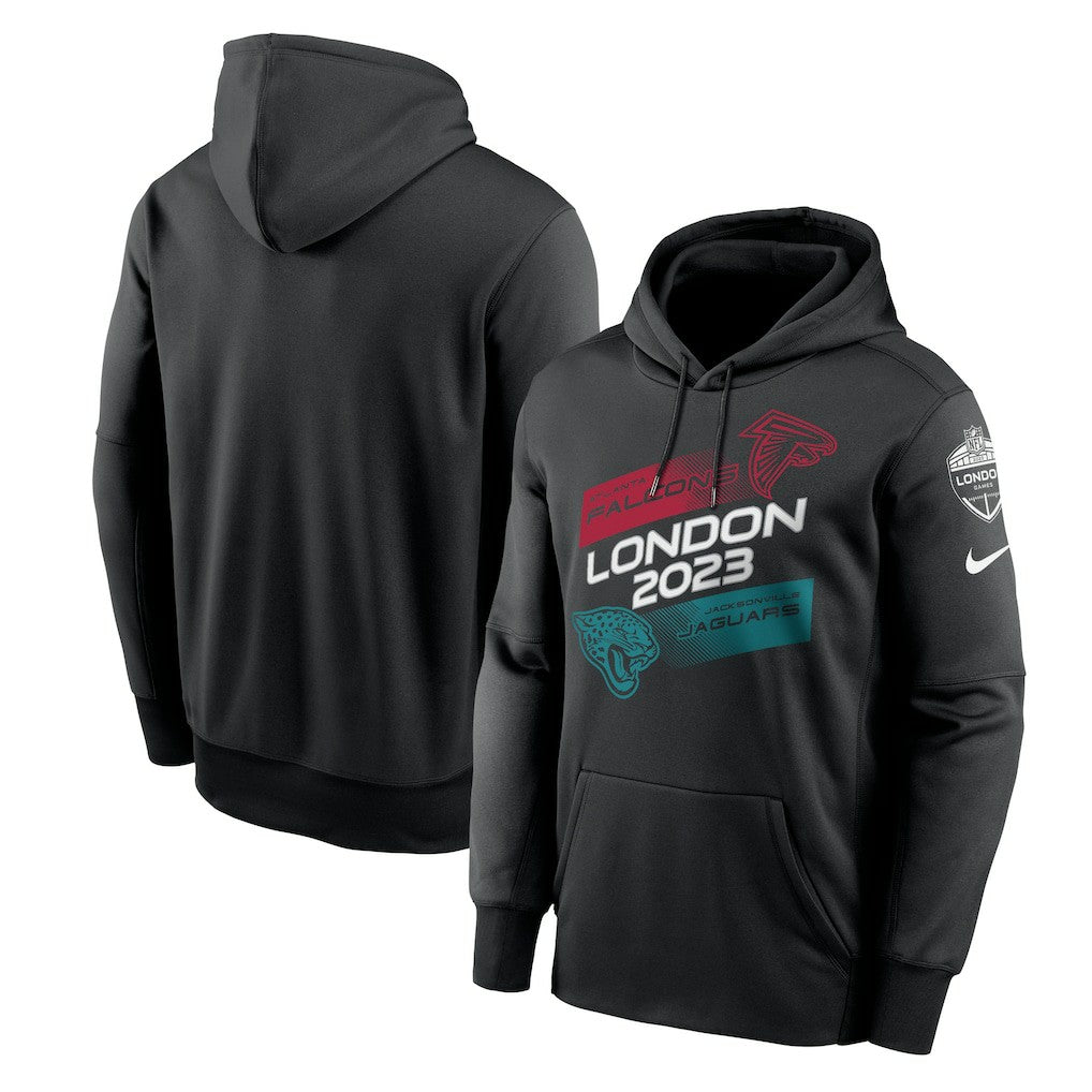 Atlanta Falcons Nike vs. Jacksonville Jaguars 2023 London Game Pullover Hoodie