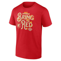 Calgary Flames Fanatics 2023 NHL Heritage Classic Local T-Shirt – Red On Sale
