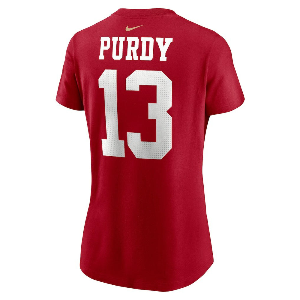 San Francisco 49ers Nike Brock Purdy  Women's Player Name & Number T-Shirt