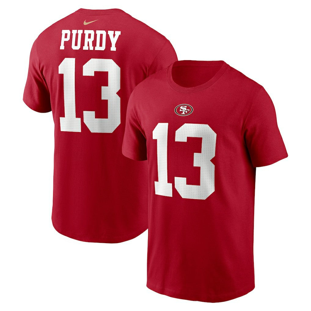 San Francisco 49ers Nike Brock Purdy  Player Name & Number T-Shirt