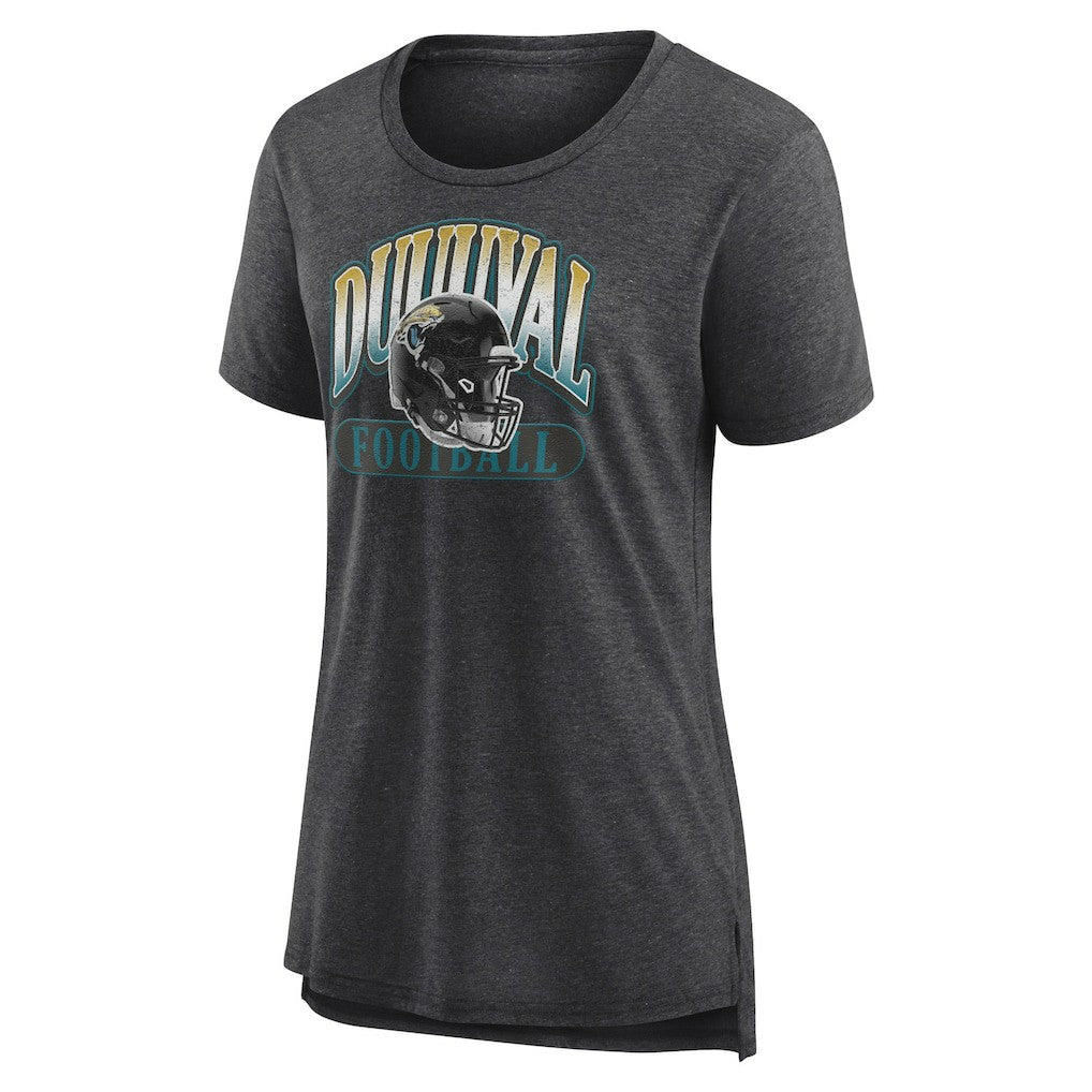 Jacksonville Jaguars Fanatics Women's Our Pastime Tri-Blend T-Shirt
