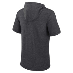Carolina Panthers Fanatics Push Short Sleeve Pullover Hoodie