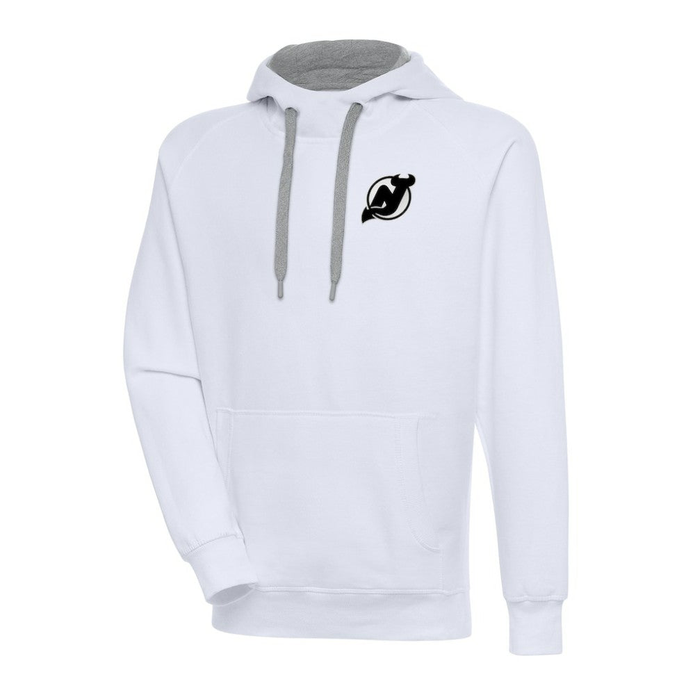 New Jersey Devils Antigua Metallic Logo Victory Pullover Hoodie Discount