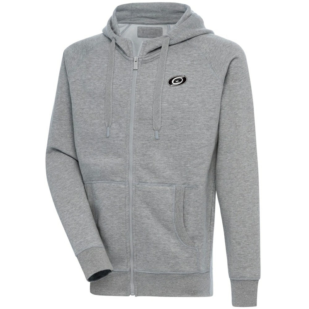Carolina Hurricanes Antigua Metallic Logo Victory Full-Zip Hoodie Discount
