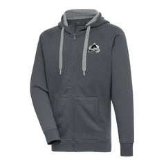 Colorado Avalanche Antigua Metallic Logo Victory Full-Zip Hoodie Sale