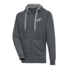Detroit Red Wings Antigua Metallic Logo Victory Full-Zip Hoodie Discount