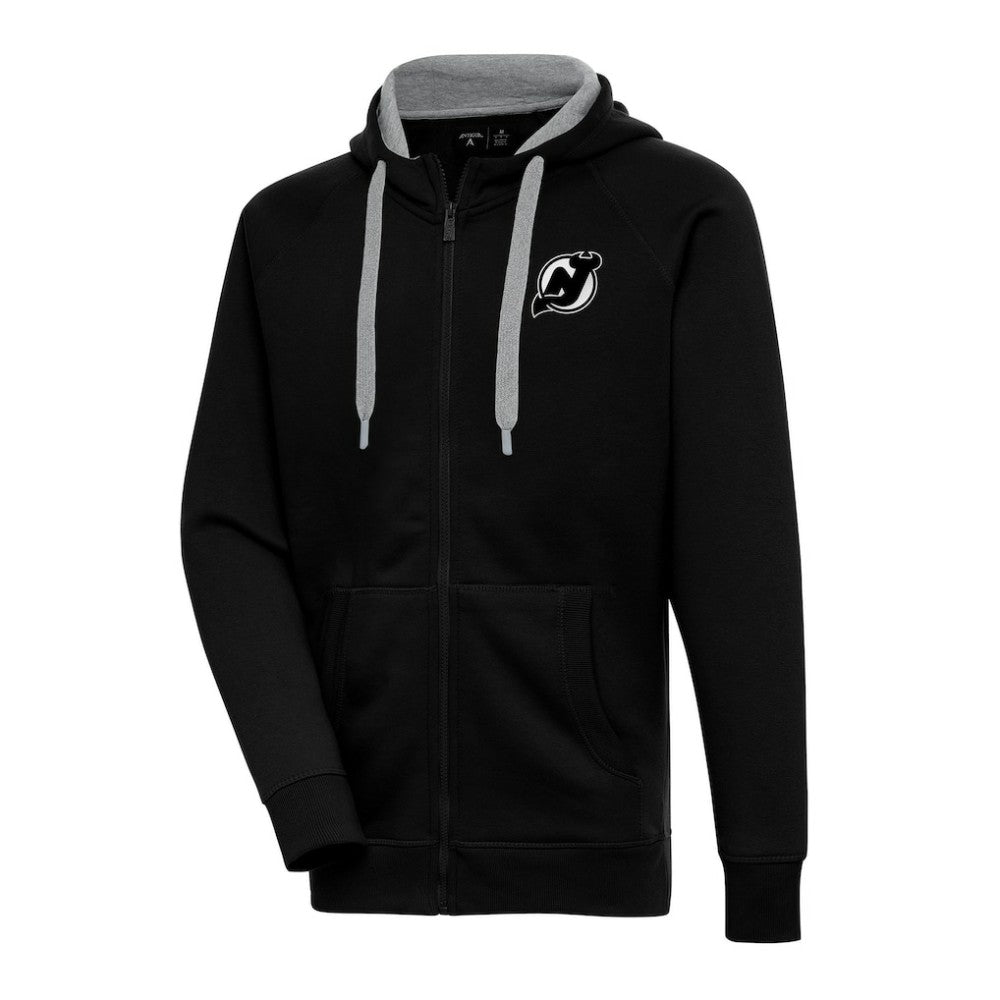 New Jersey Devils Antigua Metallic Logo Victory Full-Zip Hoodie Online