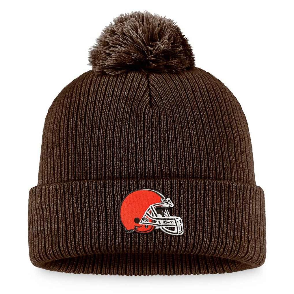Cleveland Browns Fanatics Women's Cuffed Knit Hat with Pom