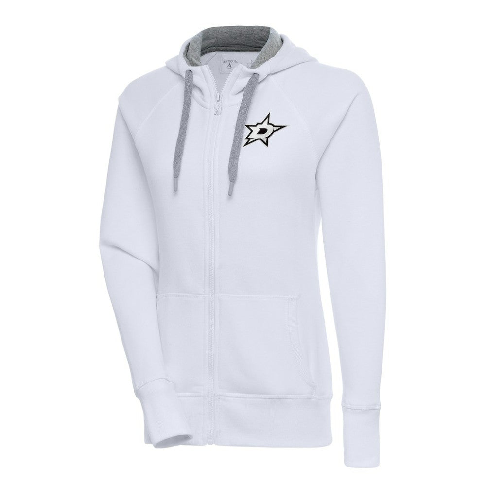 Dallas Stars Antigua Women's Metallic Logo Victory Full-Zip Hoodie Online