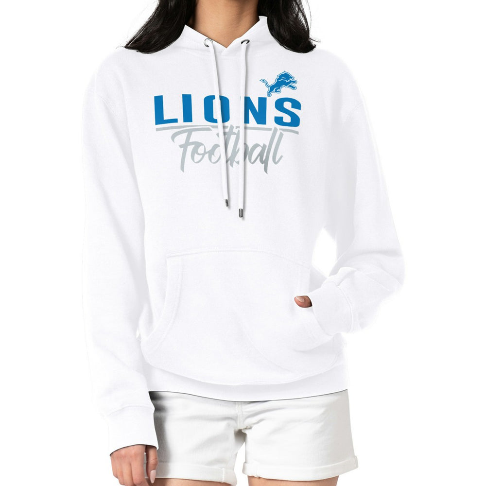 Detroit Lions  G-III 4Her by Carl Banks Women's Graphic Fleece Pullover Hoodie