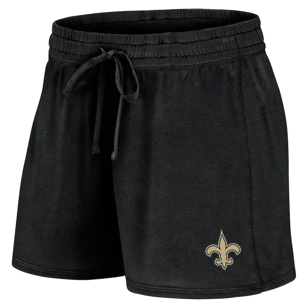 New Orleans Saints Fanatics Women's Start to Finish T-Shirt & Shorts Combo Pack