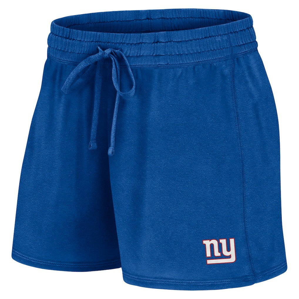 New York Giants Fanatics Women's Start to Finish T-Shirt & Shorts Combo Pack