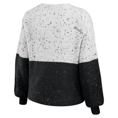 Brooklyn Nets WEAR by Erin Andrews Women's Color-Block Pullover Sweater On Sale