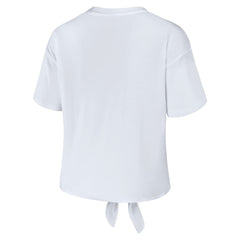 Brooklyn Nets WEAR by Erin Andrews Women's Tie-Front T-Shirt New