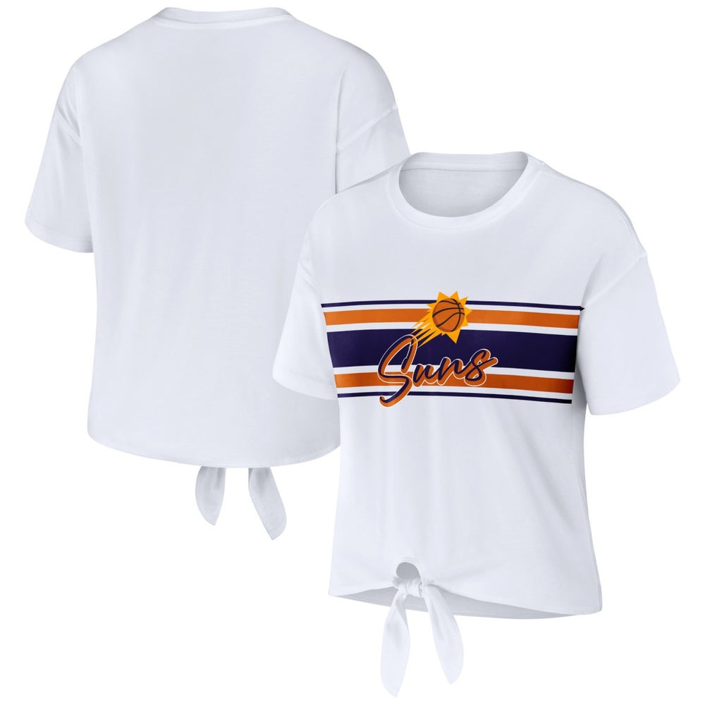 Phoenix Suns WEAR by Erin Andrews Women's Tie-Front T-Shirt Online