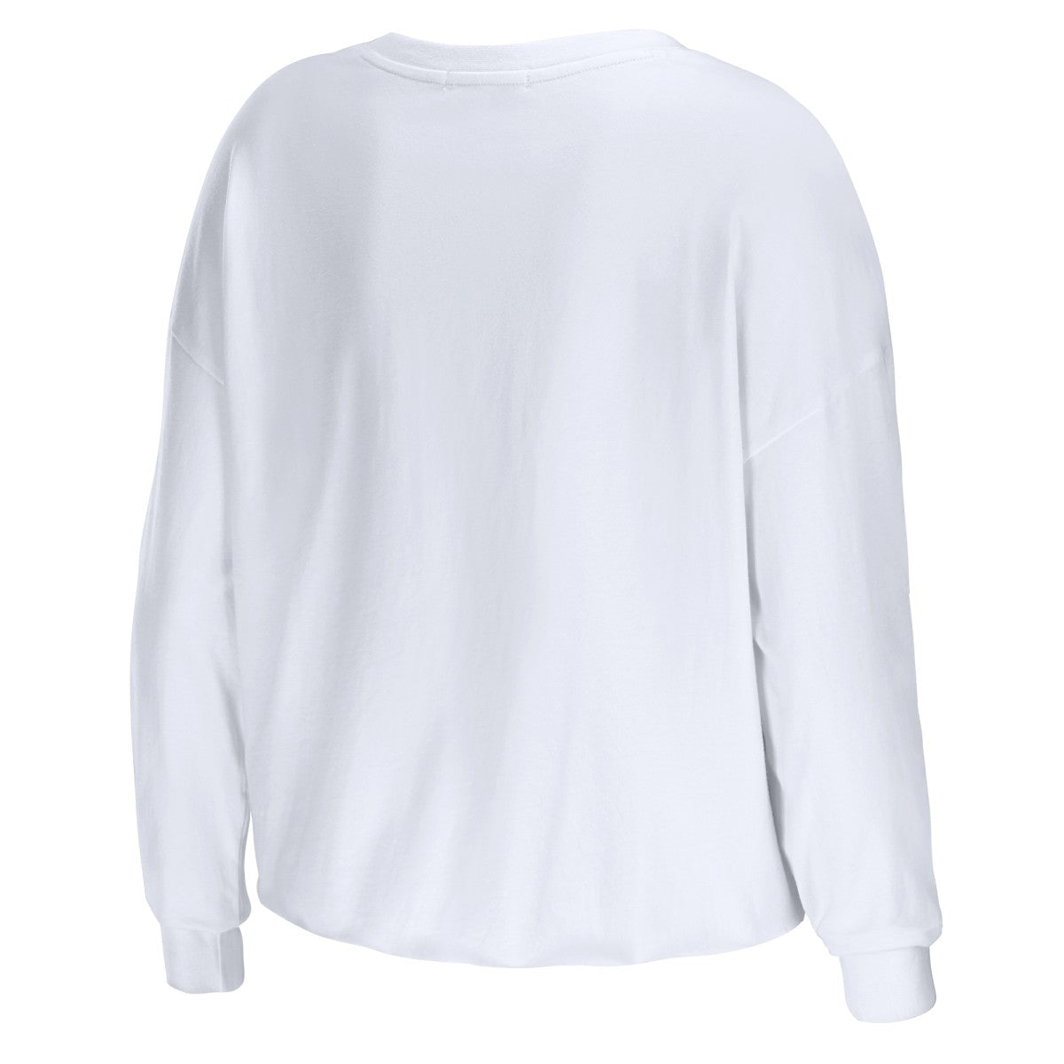 Los Angeles Lakers WEAR by Erin Andrews Women's Cropped Long Sleeve T-Shirt On Sale