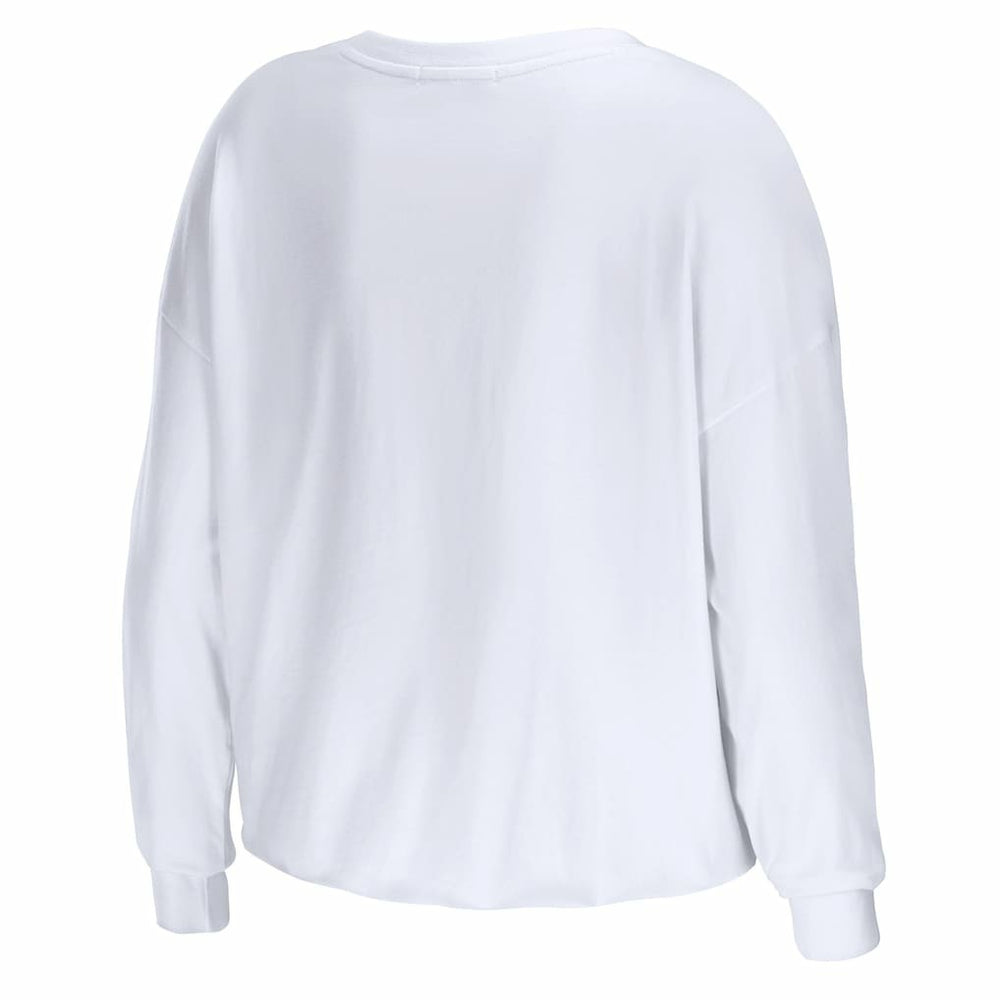 Philadelphia 76ers WEAR by Erin Andrews Women's Cropped Long Sleeve T-Shirt Discount
