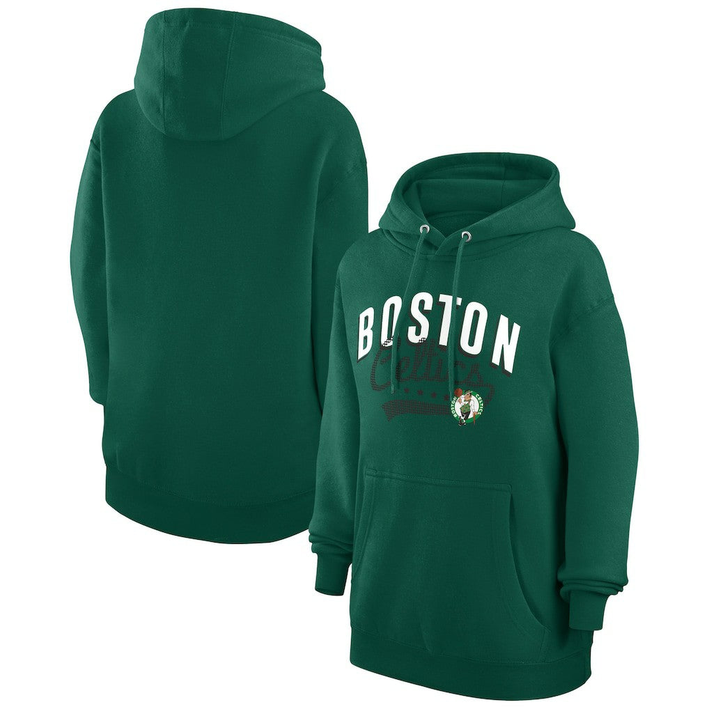 Boston Celtics G-III 4Her by Carl Banks Women's Filigree Logo Pullover Hoodie - Kelly Green sale New