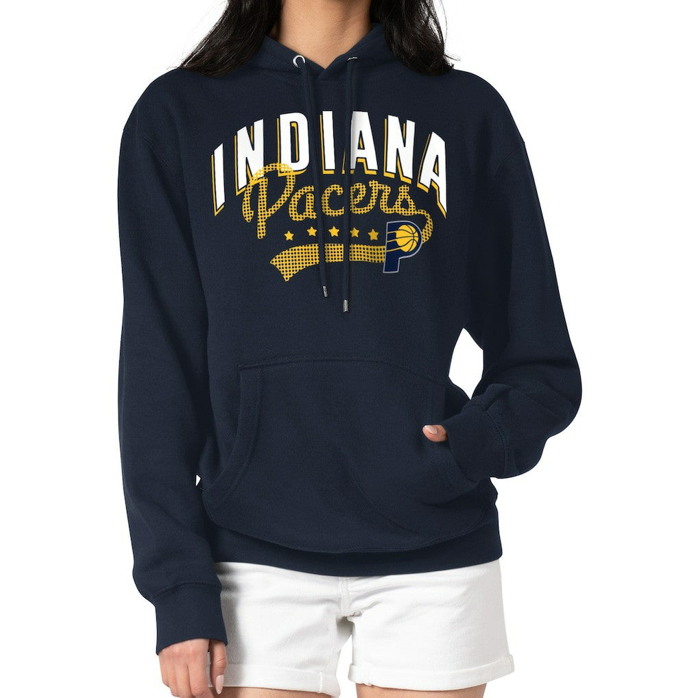 Indiana Pacers G-III 4Her by Carl Banks Women's Filigree Logo Pullover Hoodie - Navy shop Online
