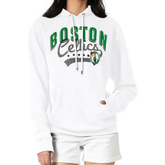 Boston Celtics G-III 4Her by Carl Banks Women's Filigree Logo Pullover Hoodie - White shop Online