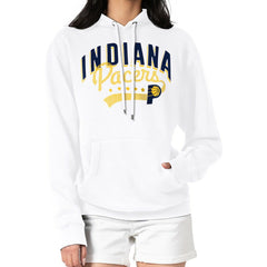 Indiana Pacers G-III 4Her by Carl Banks Women's Filigree Logo Pullover Hoodie - White online Discount