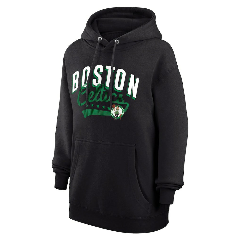 Boston Celtics G-III 4Her by Carl Banks Women's Filigree Logo Pullover Hoodie - Black shop Discount