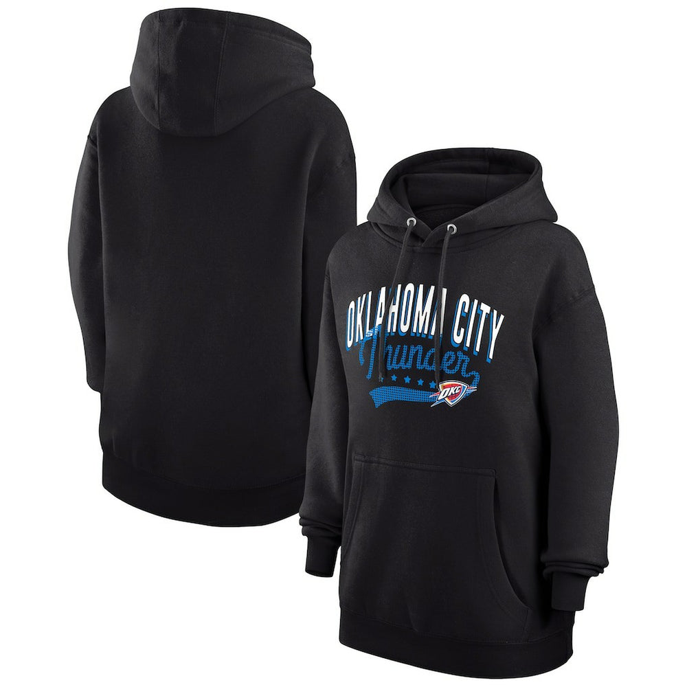 Oklahoma City Thunder G-III 4Her by Carl Banks Women's Filigree Logo Pullover Hoodie - Black discount Outlet