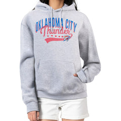 Oklahoma City Thunder G-III 4Her by Carl Banks Women's Filigree Logo Pullover Hoodie - Heather Gray for sale Outlet