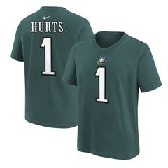 Philadelphia Eagles Nike Jalen Hurts  Youth Player Name & Number T-Shirt