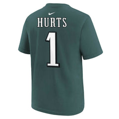 Philadelphia Eagles Nike Jalen Hurts  Youth Player Name & Number T-Shirt