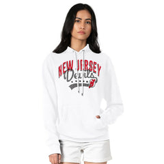 New Jersey Devils G-III 4Her by Carl Banks Women's Filigree Logo Pullover Hoodie – White Outlet