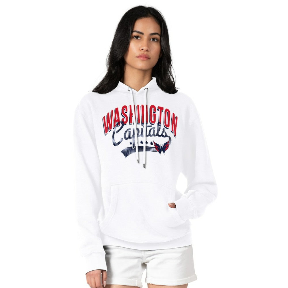 Washington Capitals G-III 4Her by Carl Banks Women's Filigree Logo Pullover Hoodie – White Online