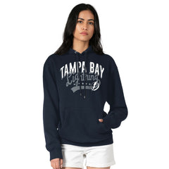 Tampa Bay Lightning G-III 4Her by Carl Banks Women's Filigree Logo Pullover Hoodie – Navy Sale
