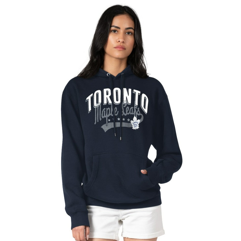 Toronto Maple Leafs G-III 4Her by Carl Banks Women's Filigree Logo Pullover Hoodie – Navy Sale
