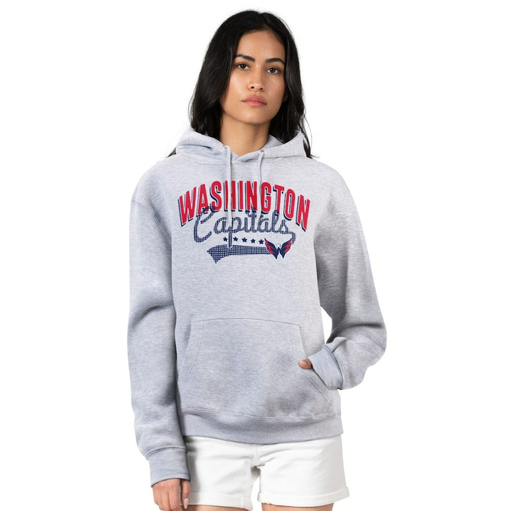 Washington Capitals G-III 4Her by Carl Banks Women's Filigree Logo Pullover Hoodie – Gray Online
