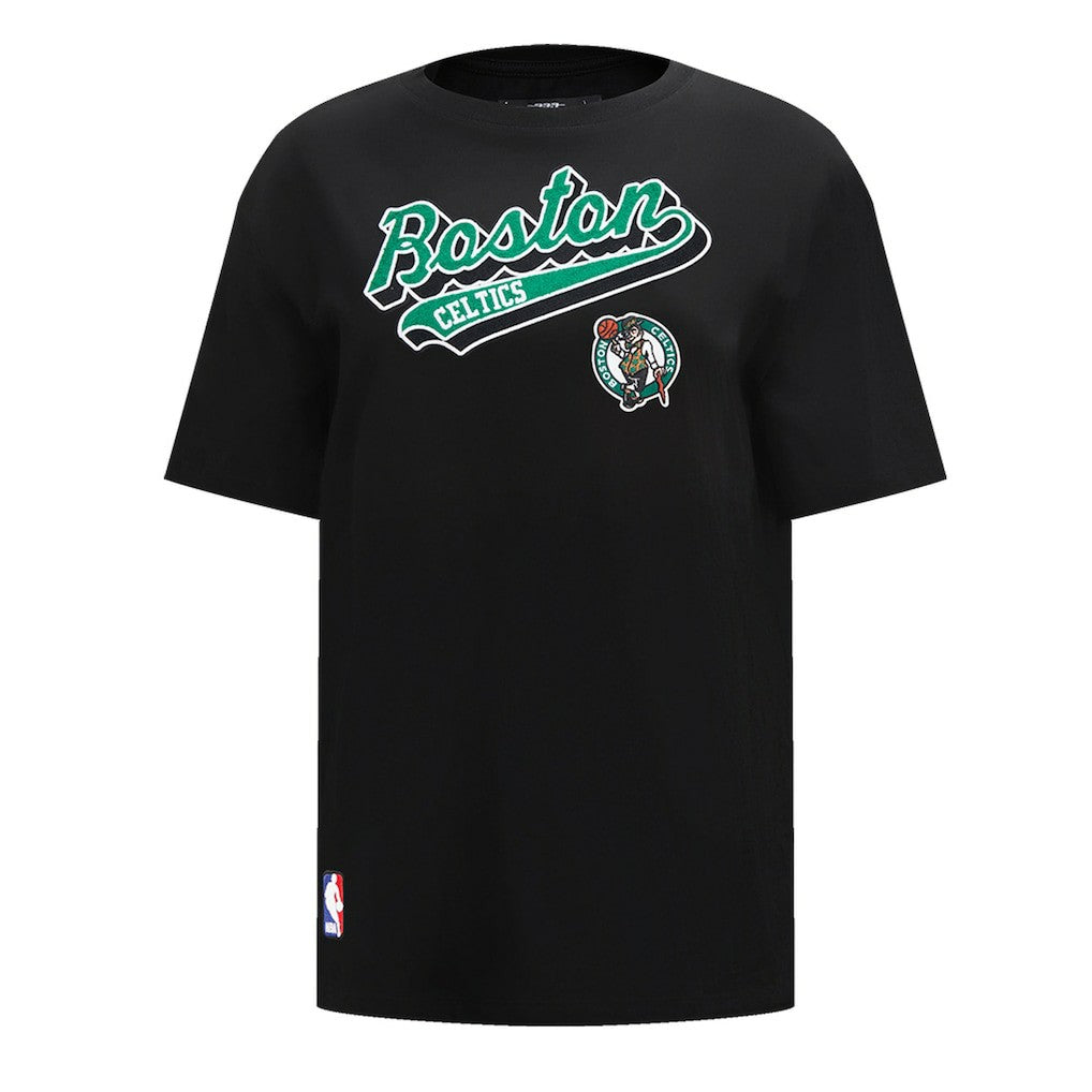 Boston Celtics Pro Standard Women's Script Boyfriend T-Shirt New