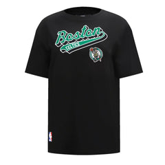 Boston Celtics Pro Standard Women's Script Boyfriend T-Shirt New