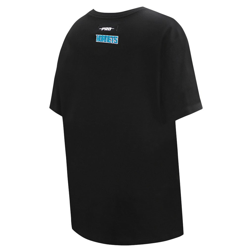 Charlotte Hornets Pro Standard Women's Script Boyfriend T-Shirt Discount