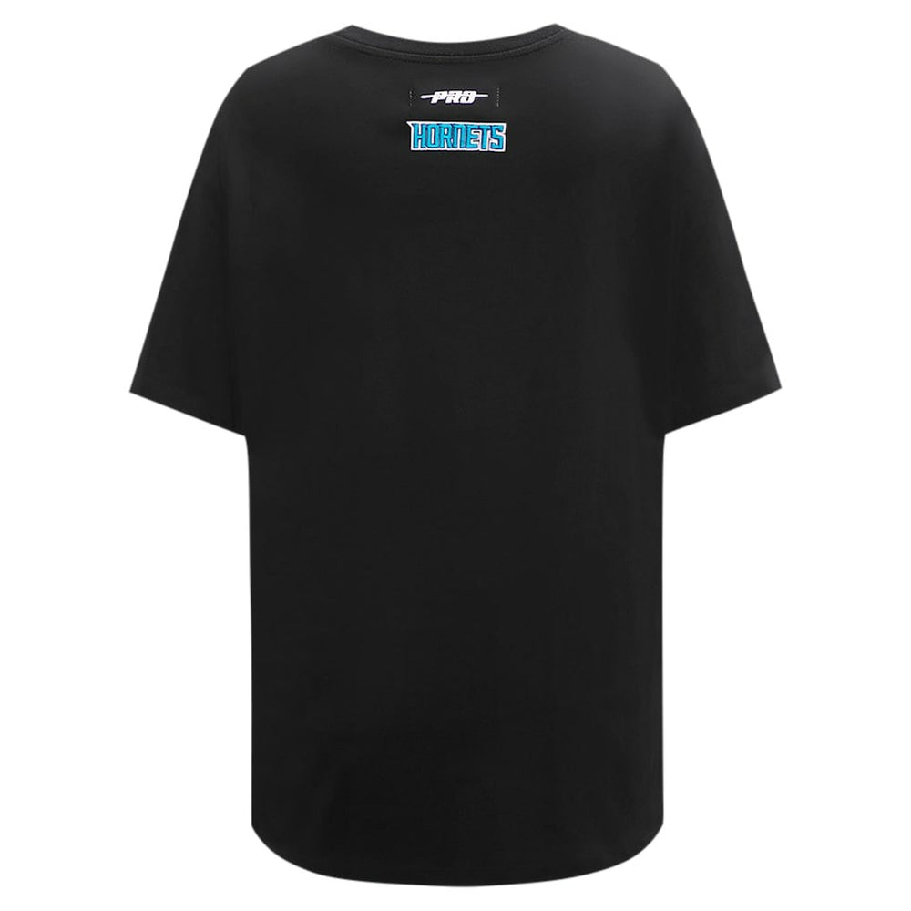 Charlotte Hornets Pro Standard Women's Script Boyfriend T-Shirt Discount