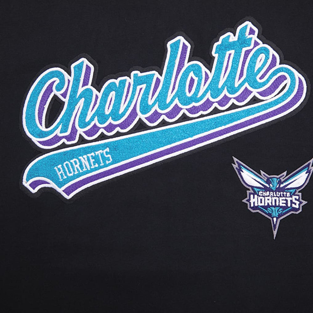 Charlotte Hornets Pro Standard Women's Script Boyfriend T-Shirt Discount