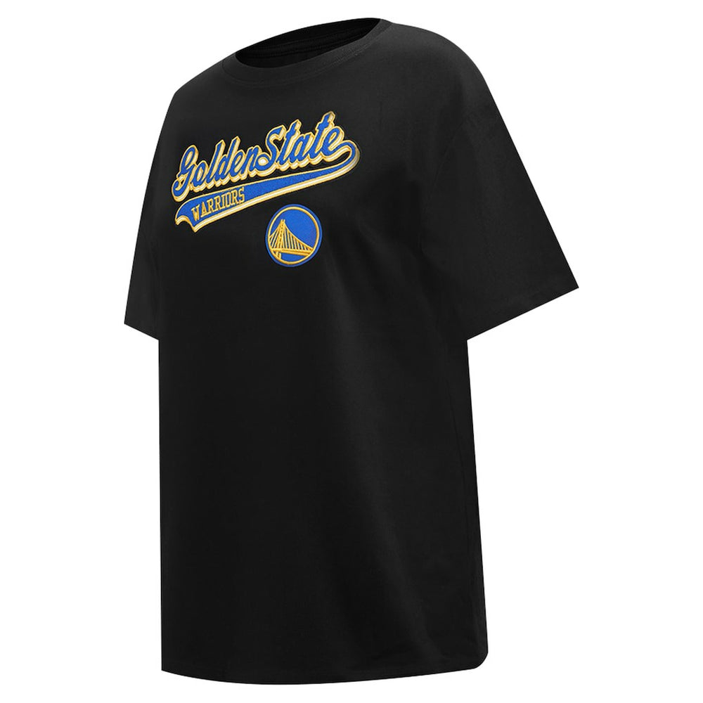 Golden State Warriors Pro Standard Women's Script Boyfriend T-Shirt sale Outlet