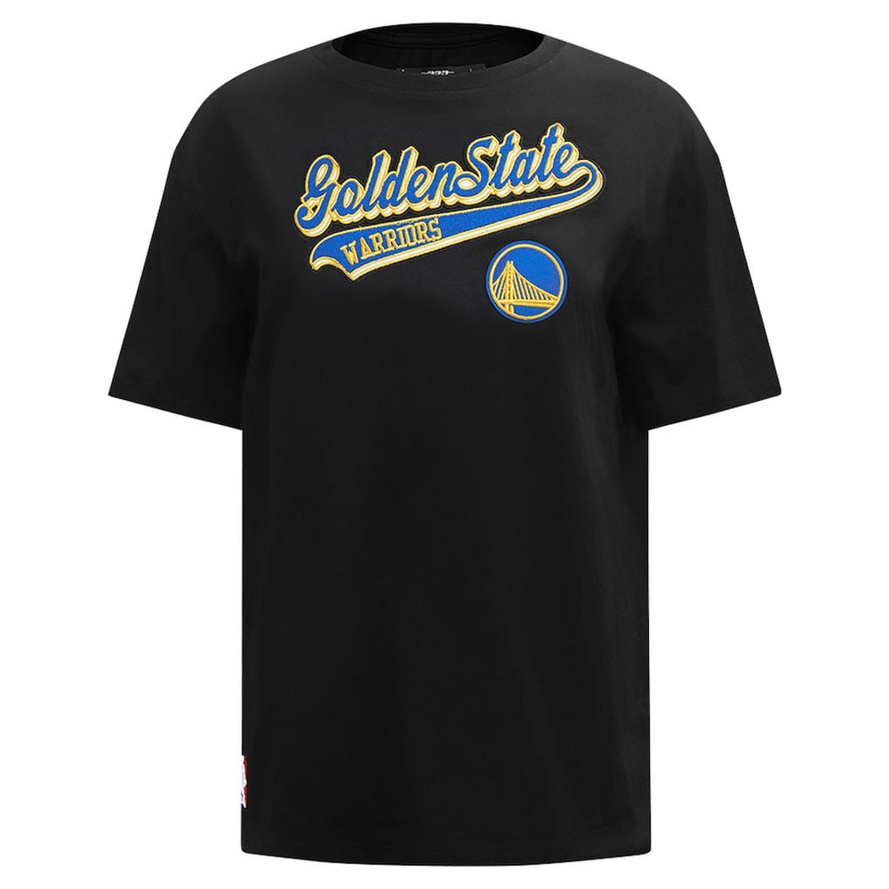 Golden State Warriors Pro Standard Women's Script Boyfriend T-Shirt sale Outlet