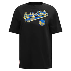 Golden State Warriors Pro Standard Women's Script Boyfriend T-Shirt sale Outlet