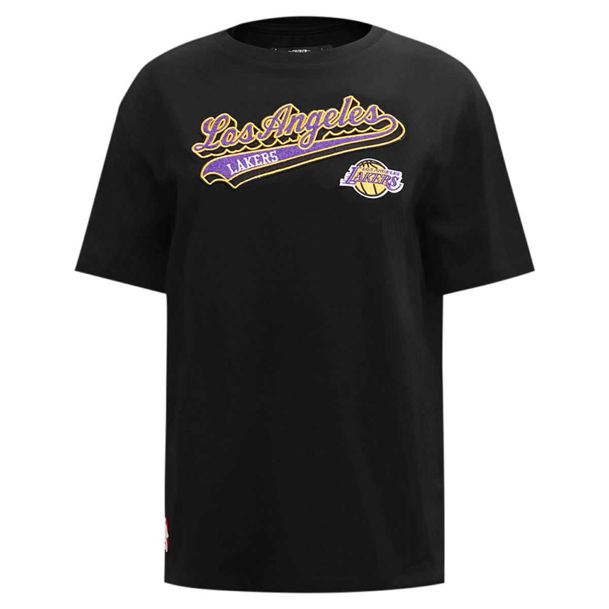 Los Angeles Lakers Pro Standard Women's Script Boyfriend T-Shirt New