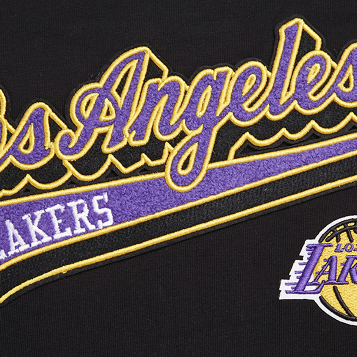 Los Angeles Lakers Pro Standard Women's Script Boyfriend T-Shirt New